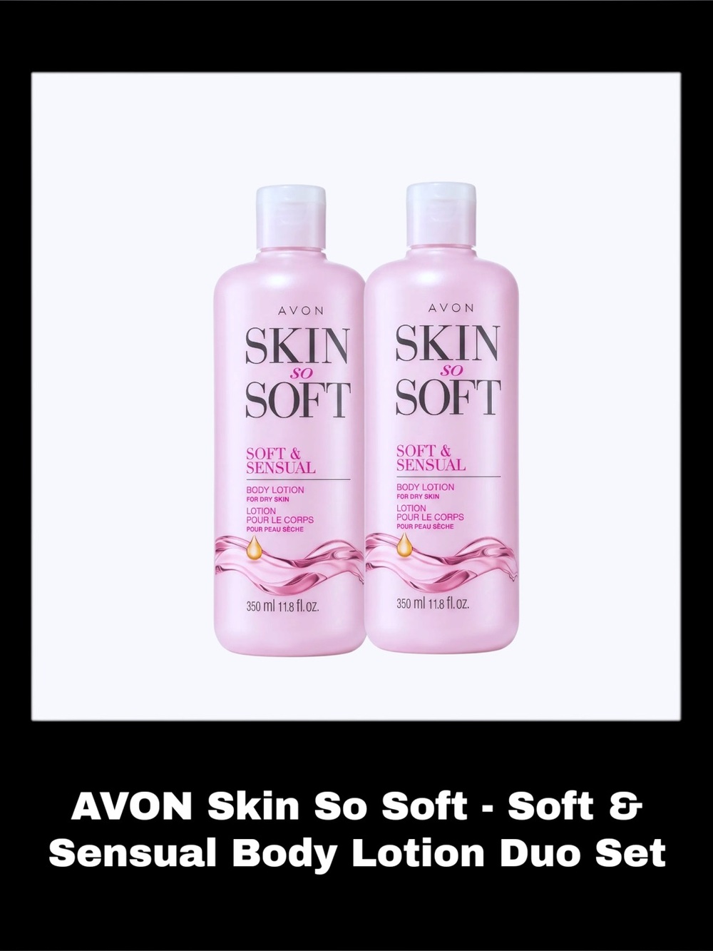 AVON SKIN SO SOFT - Soft & Sensual 11.8 Fluid Ounces Body Lotion Duo Set
